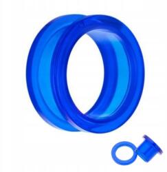  Akril Füldugó Lecsavarható Kék Átlátszó 5mm (TP010-BLUE TRANSPARENT5mm)