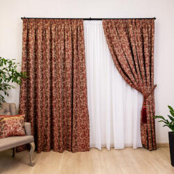 Hiko Set 2 draperii Hiko ROYAL SHINE bordeaux, cu rejansa (10014645)