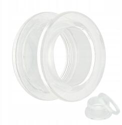  Akril Fültágító Alagút, Csavarható, Színtelen, Átlátszó, 28mm (TP010-CLEAR28mm)