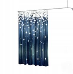  Textil zuhanyfüggöny 180x200cm antibakteriális függöny Vízálló