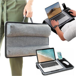 Alogy Laptop asztal telefontartóval, párnákkal és egérpaddal (Stolik pod laptopa Podstawka 70216)