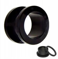  Akril Füldugó Lecsavarható Fekete 14mm (TP010-BLACK14mm)