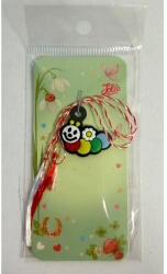 Flippy Martisor pentru Copii, Jolie, Model OMIDA, din Cauciuc, cu Snur Impletit Alb Rosu, Ambalaj Carton cu Design, Multicolor (teo-165813)