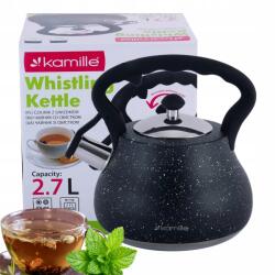 Kamille Hagyományos Acél Vízforraló Gázsíppal Indukciós Kamille 2, 7L (KM1091)