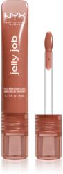 NYX Cosmetics Jelly Job tündöklő ajakfény nagyobbító hatás árnyalat Toast N´ Jelly 7.5 ml