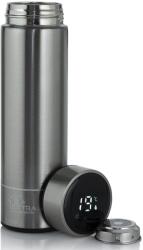 Extralink Smart Travel termosz, dupla szigetelés, LED kijelző, rozsdamentes acél, 500ml, ezüst (MUG-SMART500SILVER)