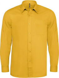 Kariban Férfi ing Kariban KA545 Jofrey > Long-Sleeved Shirt -M, Yellow