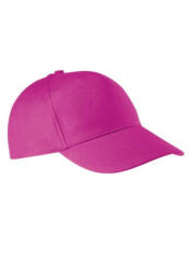 K-UP Uniszex sapka K-UP KP116 Cotton Cap - 5 panels -Egy méret, Fuchsia
