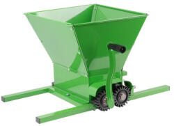  Gyümölcsdaráló, Vivatechnix Viva 2211077, zöld, 25 l, teljes fém, kézi hajtás (TC2211077)