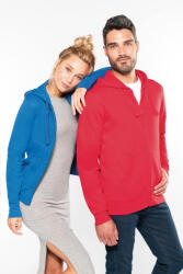 Kariban Női kapucnis pulóver Kariban KA464 Ladies' Full Zip Hooded Sweatshirt -2XL, Light Royal Blue