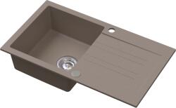 Ruvetti Pino chiuvetă din granit 77x44 cm bej 3001PI_BE160_W (3001PIBE160W) Chiuveta