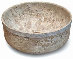 Inspiro Design Acre pultra ültethető kőmosdó 38 cm, bézs