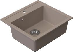 Ruvetti Ditto chiuvetă din granit 56x51 cm bej 3001D_BE60_W (3001DBE60W) Chiuveta