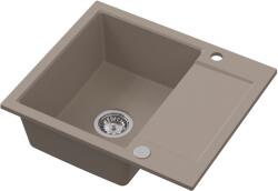 Ruvetti Signum chiuvetă din granit 59x50 cm bej 3001S_BE120_W (3001SBE120W) Chiuveta