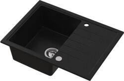 Ruvetti Axel chiuvetă din granit 68x49.5 cm negru 3001AX_BC140_W (3001AXBC140W) Chiuveta