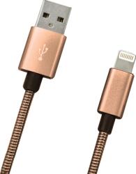 mobilNET Cablu de date Lightning 2A 1m Metalizat cupru