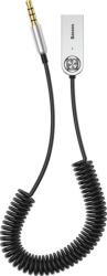 Baseus cablu adaptor AUX/USB - Argintiu