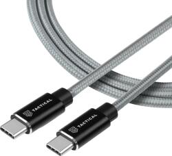 Tactical Fast Rope Aramid cablu USB-C/USB-C 100W 20V/5A 0, 3m Gri