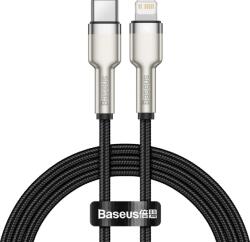 Baseus Cafule Metal Series Cablu de date USB-C - Lightning 20W 1m Negru