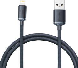 Baseus CAJY000001 Crystal Shine Series Cablu de Date USB - Lightning 20W 1, 2m Negru