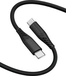 Mobilonline EKO CABLE Cablu USB/Lightning din silicon 1, 2 m 60W Negru