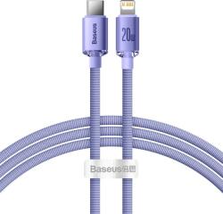 Baseus CAJY000205 Crystal Shine Series cablu de date USB-C - Lightning 20W 1, 2m mov
