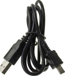 Aligator Cablu de date Aligator MicroUSB 2A cu conector MicroUSB prelungit (potrivit pentru telefoane rezistente) 1 m negru