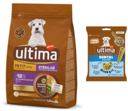 Affinity Ultima 1, 35kg Ultima Mini Sterilized csirke + 90g Ultima Dental Sticks Mini ingyen