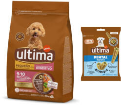  Affinity Ultima 1, 5kg Ultima Mini Digestive Well-Being lazac + 90g Ultima Dental Sticks Mini ingyen
