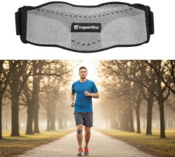 inSPORTline Szilikonos patella bandázs inSPORTline Neekono, légáteresztő anyag, kiváló minőségű tépőzár, anatómiai formázás, rezgéselnyelés (30463)