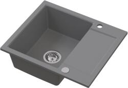 Ruvetti Signum gránit mosogató 59x50 cm szürke/grafit/onix 3001S_GR120_W (3001SGR120W)