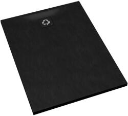 Schedline Magnific Black Stone téglalap zuhanytálca + előlap 120x90 cm fekete 3SP. M1P-90120/C/ST-M9/C/ST (3SPM1P90120CSTM9CST)