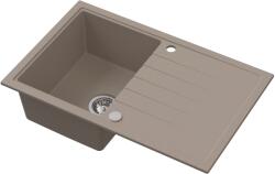 Ruvetti Axel gránit mosogató 79x50 cm bézs 3001AX_BE160_W (3001AXBE160W)