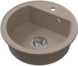 Ruvetti Ditto gránit mosogató 51x51 cm bézs 3001DR_BE_W (3001DRBEW)