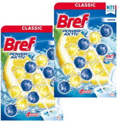 Bref Power Aktiv Lemon toalett frissítő (2x 3x50 g)