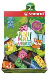 STABILO Szövegkiemelő display, 2-5 mm, STABILO "Boss Mini Animal Vibes", vegyes (TST750121)