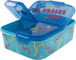 Stor Lunch Box for Kids STOR 75020 3 Compartments Stitch Palms (blue) (75020) (75020)