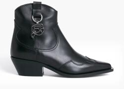 Karl Lagerfeld bőr cowboy csizma KANSAS NFT - fekete Női 38