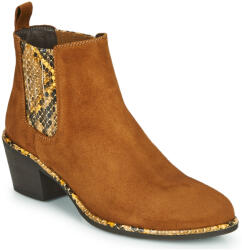 Regard Botine Femei NOISY V2 VELOURS SAFRAN Regard Maro 36