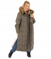 Agrafka Hosszú steppelt télikabát Urban Long Puff Plus Size 3XL (5902601719921)