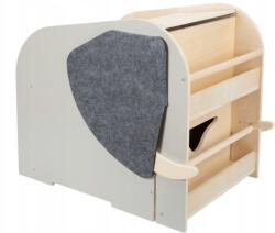 Fából készült játéktároló láda Small Foot ülőfelülettel (12423)