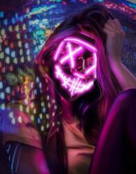 Shein Világító Halloween Maszk 9R7 S07