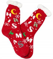  Karácsonyi szigetelt, csúszásgátló zokni ajándék Télapula 36-38 (5905756088355)