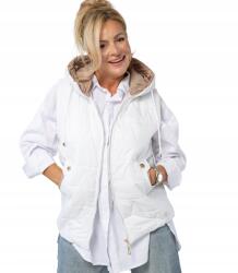 Agrafka Női ujjatlan, steppelt kabát kapucnival Marina M (5902601715480)