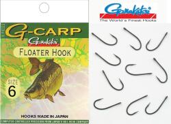 Gamakatsu 10 x Gamakatsu akasztó G-carp Floater Hook Nr. 6 (G - CARP F 6)