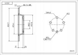 Hart Féktárcsa Hart 215 473