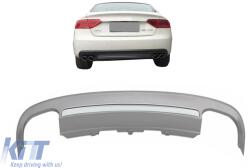 KITT Hátsó Lökhárító Valance diffuzor Audi A5 8T 2 Doors Coupe / Cabriolet (2012-2015) S5 Design (RDAUA58TS52D)