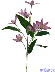  Virágos ág 79cm - Mályva