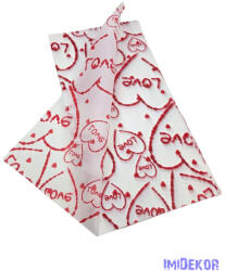  Fólia ív 57x57cm 20db/cs - Love szíves - Fehér