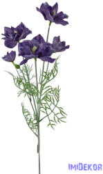  Dupla szirmú 5 szálas virág 61cm - Lila